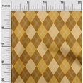 thumbnail image 2 of oneOone Cotton Poplin Yellow Fabric Check Sewing Craft Projects Fabric Prints By Yard 42 Inch Wide, 2 of 4