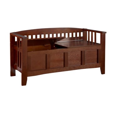 Linon Home Décor Liberty Split Seat Storage Bench
