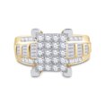 thumbnail image 1 of Bague de Fiançailles de Mariage en Or Jaune 10kt pour Femmes, Diamant Rond, 7/8 Cttw, 1 of 4
