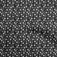 thumbnail image 1 of oneOone Georgette Viscose Black Fabric Floral Sewing Craft Projects Fabric Prints By Yard 42 Inch Wide, 1 of 4