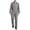 Grey, variant on TOPTIE Men's Long Sleeve Coverall, Action Back Coverall Relaxed Fit, Work Wear Suit, Gray Coverall