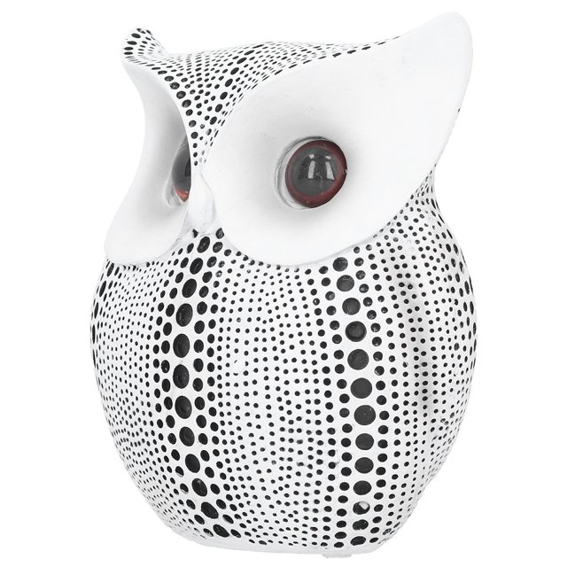 Owl Sculpture, Stable Owl Figurine, Durable Owl Statue, For Bedroom Study