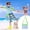 Blue, variant on Clearance! JMYHOAM Small Square Bag With Buckle Beach Bag Children's Beach Toy Storage Bag Play Sand Tools Beach Bag Large Capacity Outdoor Bag Sports and Outdoors