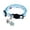 Blue, variant on Pet Collars Fragmented Cat Ribbon Design for Secure and Stylish Everyday Wear, 4x14x2 cm, Blue