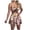 Pink, variant on Penkiiy Jumpsuits for Women Women Fashion Bandage Backless V-Neck Sleeveless Casual Printing Short Jumpsuit Pink S Jumpsuits