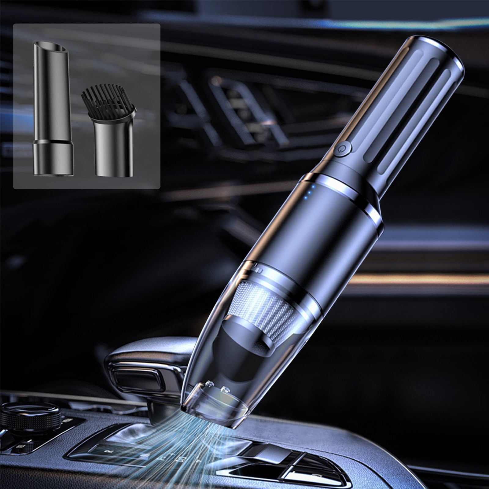 Danhjin Cordless Vacuum Cleaner Car Vacuum With Powerful Suction, Mini Vacuum for Crevices, Keyboard Cleaner, USB Rechargeable