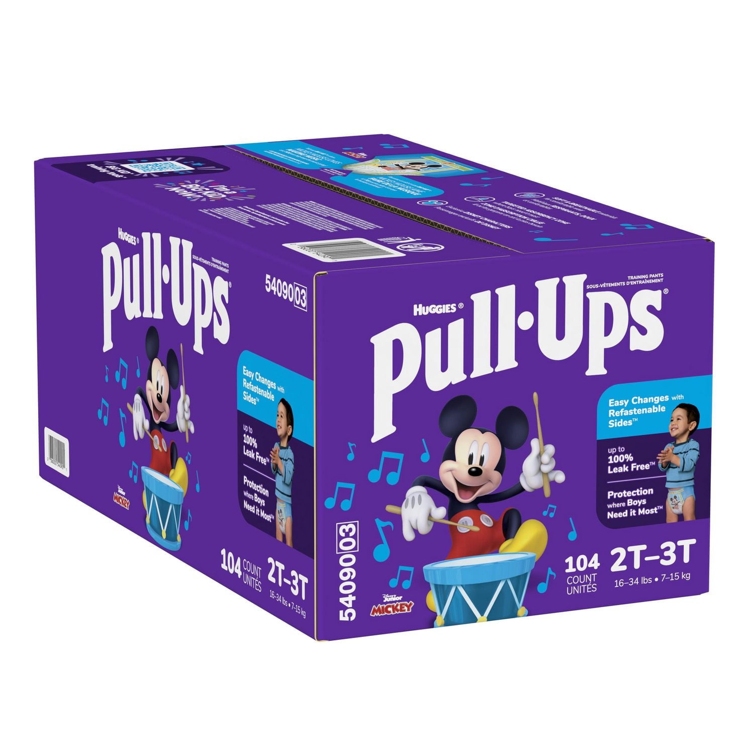 Pull-Ups Boys' Potty Training Pants, 6T-7T (55-75 lbs), 58 Count