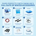 thumbnail image 3 of Swimline Hydrotools Filet à Feuilles Couverture de Piscine d'Hiver pour Piscines hors Terre 21x43 Pi, 3 of 7