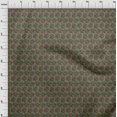 thumbnail image 3 of oneOone Cotton Silk Fabric Leaves & Floral Block Print Fabric BTY 42 Inch Wide, 3 of 4