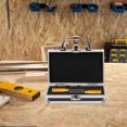 thumbnail image 3 of Boîte à Outils en Alliage d'Aluminium Boîte de Rangement Multifonctionnelle Organisateur Portable, 3 of 9