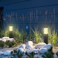 thumbnail image 1 of SuoKom Solar Énergie Solaire Acier Inoxydable 3 DEL Moderne Cour Extérieure Jardin Lumière Extérieure Cylindrique, 1 of 8