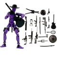 thumbnail image 1 of 13 Action Figure, 13 Action Figure 3D Printed Multi-Jointed Movable, Dummy 13 Action Figure, Creative Decompression Action Doll Set Assembly Model Ornament, Purple, 1 of 2