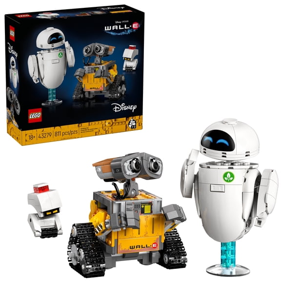 LEGO Disney et Pixar WALL-E et EVE, Ensemble de Construction Inspiré du Film d’Animation 43279