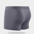 thumbnail image 2 of StSilkitty 1 Pack Men's Breathable Boxer Briefs Mid Waist Elastic Underwear No Riding up Lightweight Underpants, 2 of 3