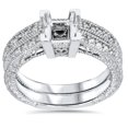 thumbnail image 1 of 1/2ct Princess Cut Diamond Engagement Ring Setting 14K, 1 of 4