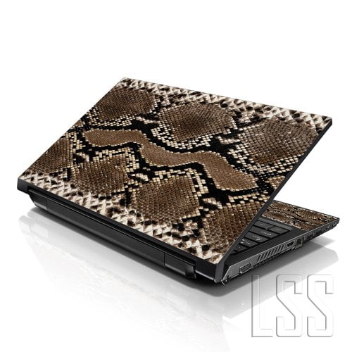 LSS Laptop Skin Sticker Decal Cover Snake Print Fits 17" to 19" Laptops