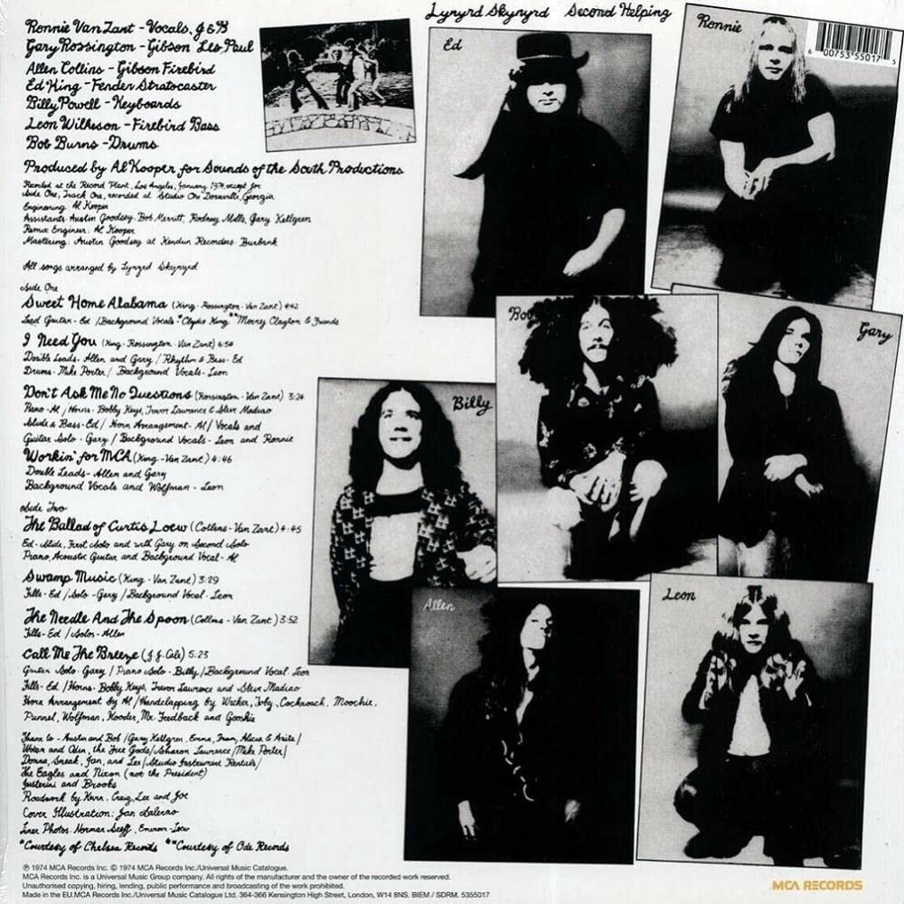 Lynyrd Skynyrd - Second Helping (Vinyl LP)