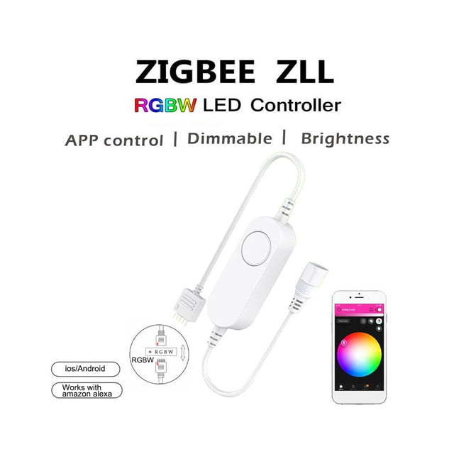 facefd RGB LED Light Strip Controller Mobile Phone Remote Bedroom Wall Bar Movie Lamp Dimmer Switch Lighting Accessories RGBW 5 Holes
