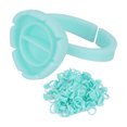 thumbnail image 2 of Quick Blossom Cup, Plastic Material Eyelash Glue Rings  For To Hold Eyelash Glue For Easy Grafting Pink,Light Blue,White, 2 of 8