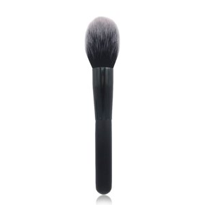Langgg Women Facial Beauty Powder Blush Flame Foundation Make Up Tool Wooden Handle Cosmetic Brush