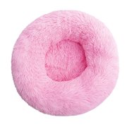 Pet Bed for Dogs, EDHITNR Comfortable Kennel Pet Litter Sleep Bed, Round Shape Raised Rim Super-Soft Filling Non-Slip Waterproof Dog Bed for Crate Floor