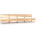 thumbnail image 1 of vidaXL Garden Middle Sofas 4 pcs Solid Pinewood, 1 of 4