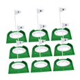 thumbnail image 3 of jinwen 9 Pcs Tasse de Golf Intérieure Portable Aide à l'Entraînement avec Drapeau Trou Extérieur Vert, 3 of 9
