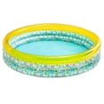 thumbnail image 1 of Bluescape Green Tropical 3-Ring Inflatable Swimming Pool for Kids, Round, Age 2 & up, Unisex, 1 of 7