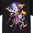 thumbnail image 2 of Rick & Morty T-Shirt Noir pour Homme à Col Rond, Manches Courtes, Art Rétro Coloré - 3TG, 2 of 4