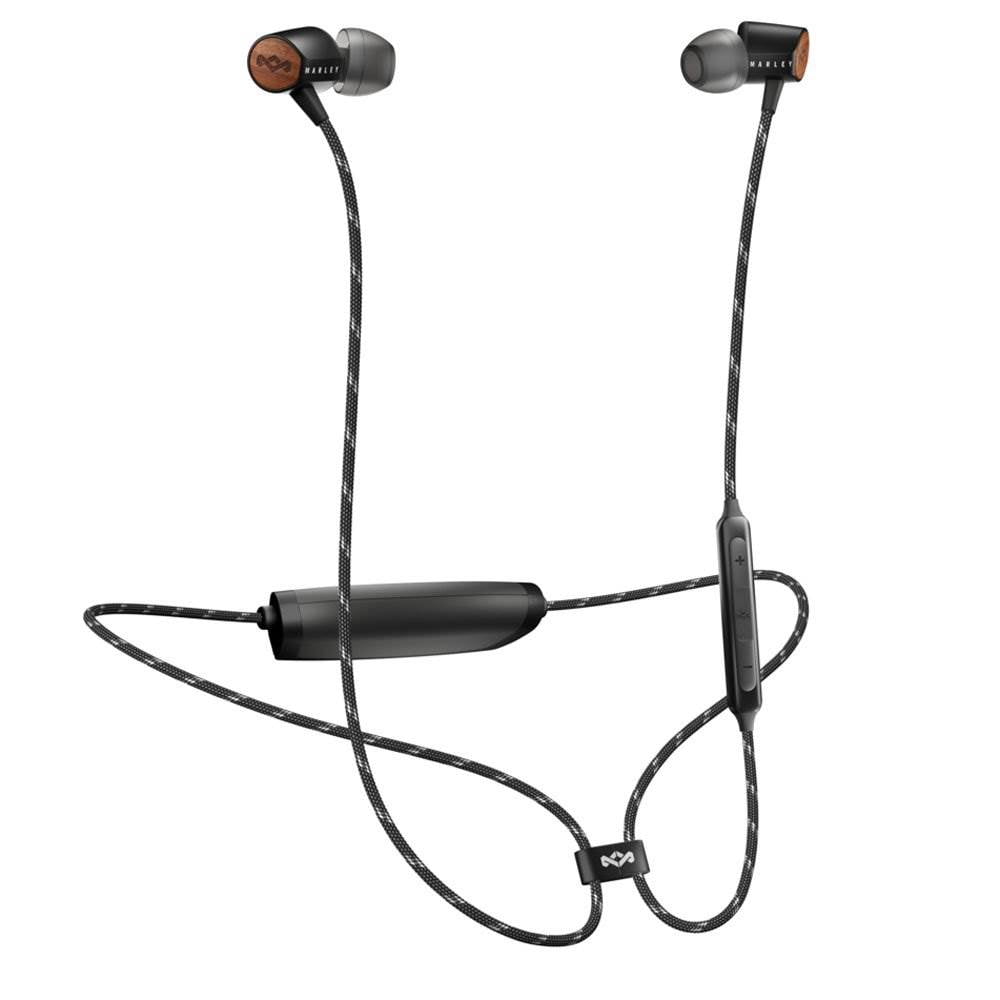House of Marley EM-JE103-SB Lightweight Uplift 2 Wireless Bluetooth Earbuds - Signature Black