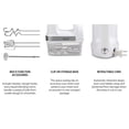 thumbnail image 3 of Kenmore 5-Speed Hand Mixer with Beater & Blender Attachments, Easy to Use for Baking & Cooking, 3 of 9