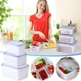 thumbnail image 2 of Bigersell Airtight Storage Container Discounts Sturdy Small Storage Containers for Organizing Rectangular Shape Recyclable Containers for Organizing Pantry Plastic Food Containers, 2 of 9