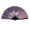 E, variant on PRETXORVE Handheld Dance Fan Colorful Fan Reflective Fabric Folding Fan 13in