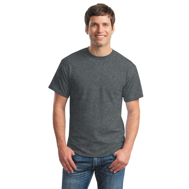 Gildan T-Shirt pour Hommes à Manches Courtes DryBlend 50 Coton/50 Polyester - 8000