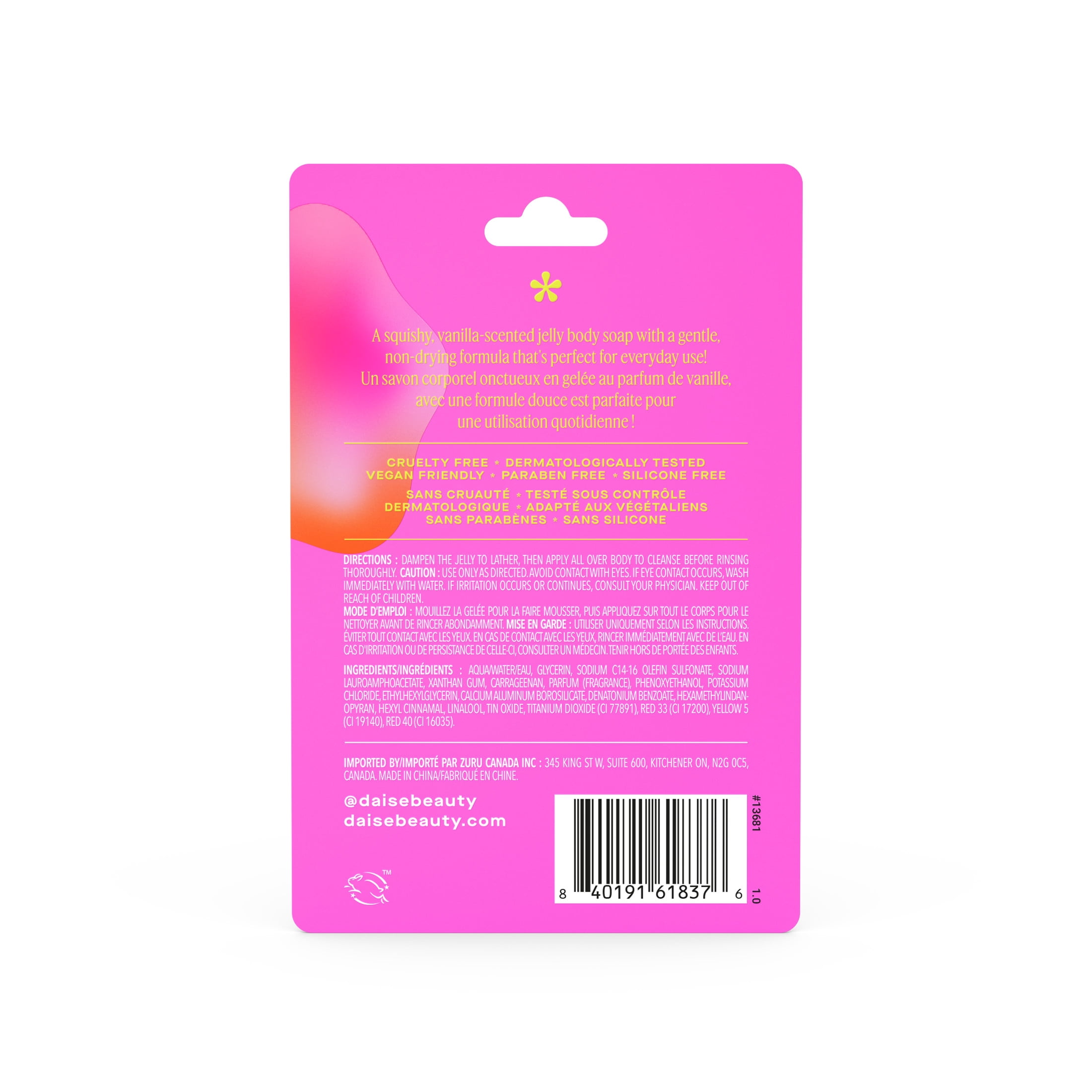 Daise Jelly Soap, With Hydrating Glycerin, in Whippy 100 g