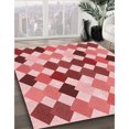 thumbnail image 3 of Ahgly Company Tapis d'Intérieur Ronds Transitionnels Pastel Rose Lavables à la Machine, 6 Pieds Rond, 3 of 7