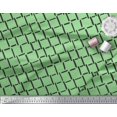 thumbnail image 3 of Soimoi Green polyester Crepe Fabric Brush Stroke Abstract Print Sewing Fabric Yard 52 Inch Wide, 3 of 3
