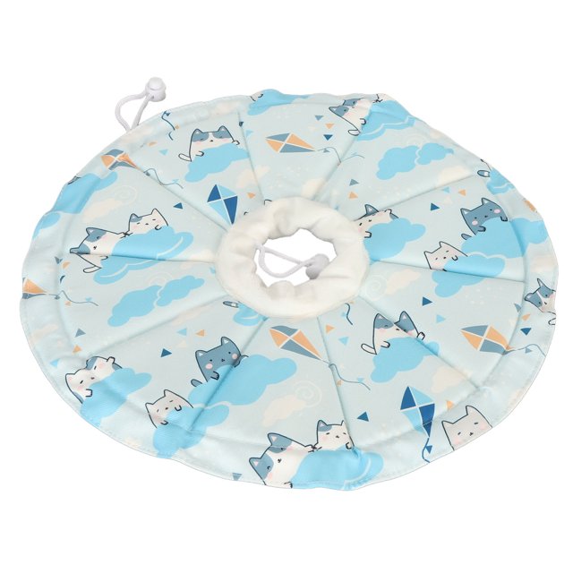 Collier Conique pour Chat, Cordon de Serrage Réglable Respirant et Protecteur pour Chaton Prévenir de Lécher les Blessures