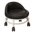 thumbnail image 4 of Abbracc Low Rolling Seat Pulley Stool Pedicure Stool Roller Seat Short Stool for Library black, 4 of 9