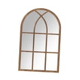 thumbnail image 2 of GROWTH TANK Arched Window Pane Mirror Acrylic Background for Bedroom Room Brown, 2 of 9