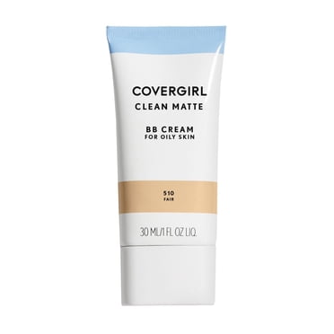 COVERGIRL Clean Matte BB Cream, Oil-Free, Long-Lasting, Sensitive Skin, Lightweight, 100% Cruelty-Free