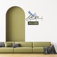 thumbnail image 3 of IH Casa Decor Hanging Metal Dragonfly Welcome Sign, 3 of 3