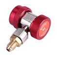 thumbnail image 3 of R134A Quick Coupler Adapter Set Quick Connector Adapter with Extractor Valve Core for AC High Low Side Connectors 1/4 Inch FlareMale R134 Service Ports, 3 of 7