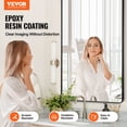 thumbnail image 2 of Square Wall Mounted Mirror 30" x 48" Mirror with Aluminium Alloy Frame, 2 of 9