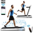 thumbnail image 1 of SuperFit 4.75HP 2 In 1 Folding Treadmill W/Remote APP Control, 1 of 9