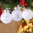 thumbnail image 4 of Christmas Ornament Hanging Ball Assorted Pendants on Clearance Shatterproof Tree Ornaments Decorations In A Reusable Hand-Help Gift Box Ideal For Xmas,Party, 4 of 8