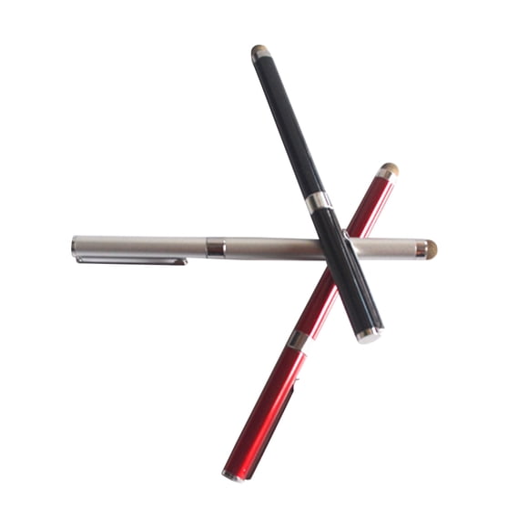 MasteelfCA 3pcs Stylus Pen High Precision Touch Screen Handwriting Painting Pen Tablet Mobile Phone Laptop Pen (Black, Silver, Red)