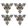 thumbnail image 1 of Unique Bargains Metal Box Corner Protectors Edge Guard Protector 65x65x65mm Bronze Tone 4 pcs, 1 of 3