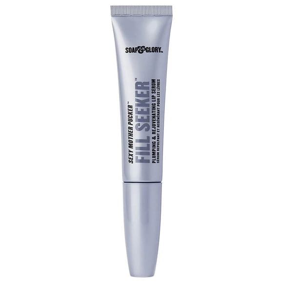 Soap & Glory Sexy Mother Pucker Fill Seeker Lip Plumper Gloss - Plumping Lip Gloss for Smooth & Moisturized Lips - Rejuvenating Lip Serum with Long-Lasting Hydration (0.5 fl oz)