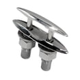 thumbnail image 2 of S SERENABLE Pull up Boat Cleats Mirror Polished Sturdy Simple Assembly Marine Rope Cleat 125mm 5inch, 2 of 9